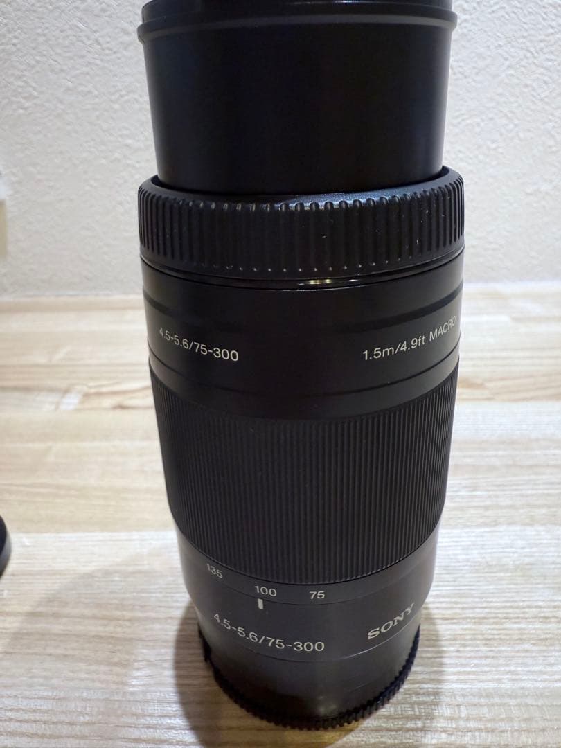 SONY Aマウント ズームレンズ2本セット 18-55/ 75-300