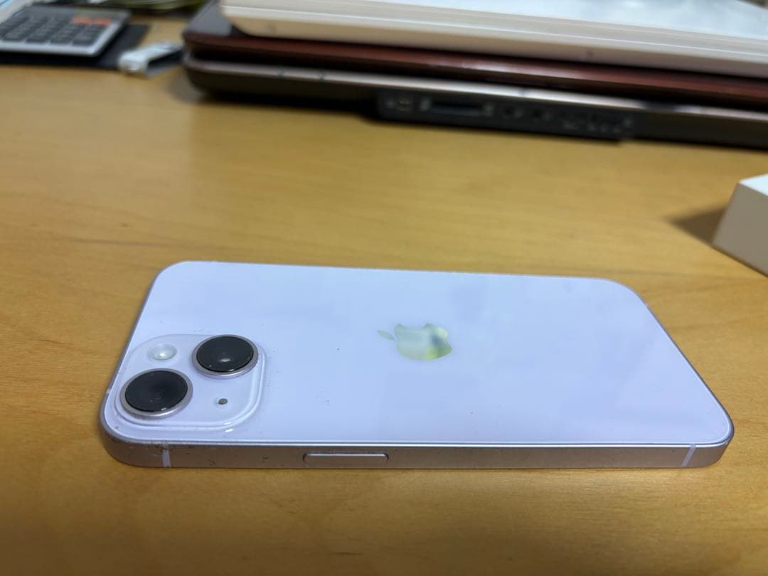 Apple iPhone 14 パープル本体 充電ケーブル付き