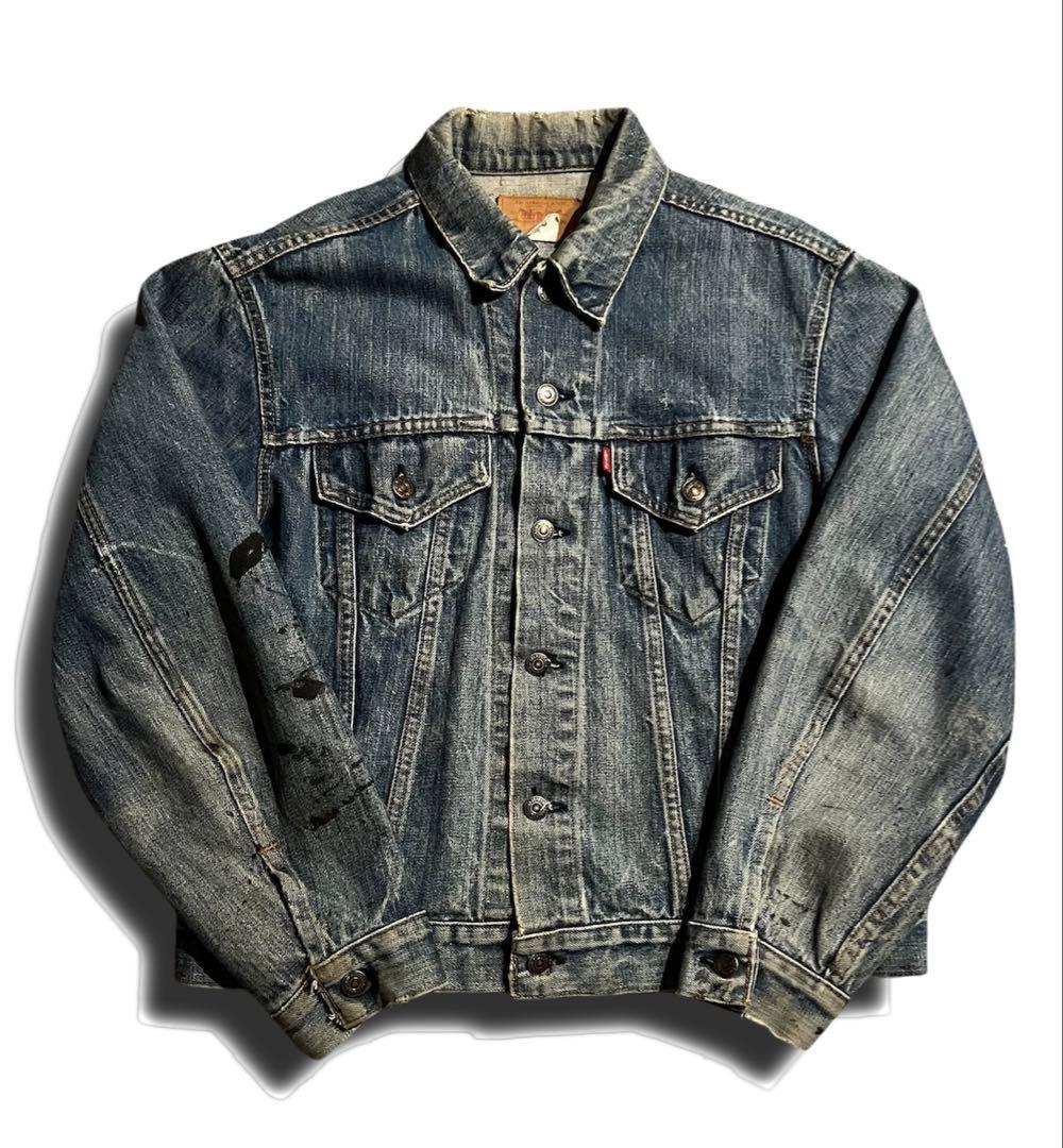 70s usa製 vintage 70505 デニムジャケットBIGSIZE