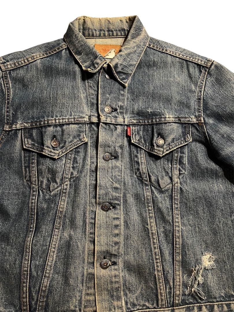 70s usa製 vintage 70505 デニムジャケットBIGSIZE