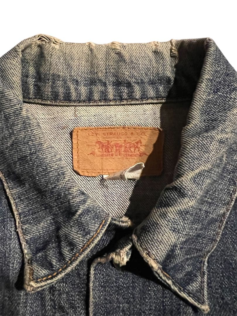 70s usa製 vintage 70505 デニムジャケットBIGSIZE