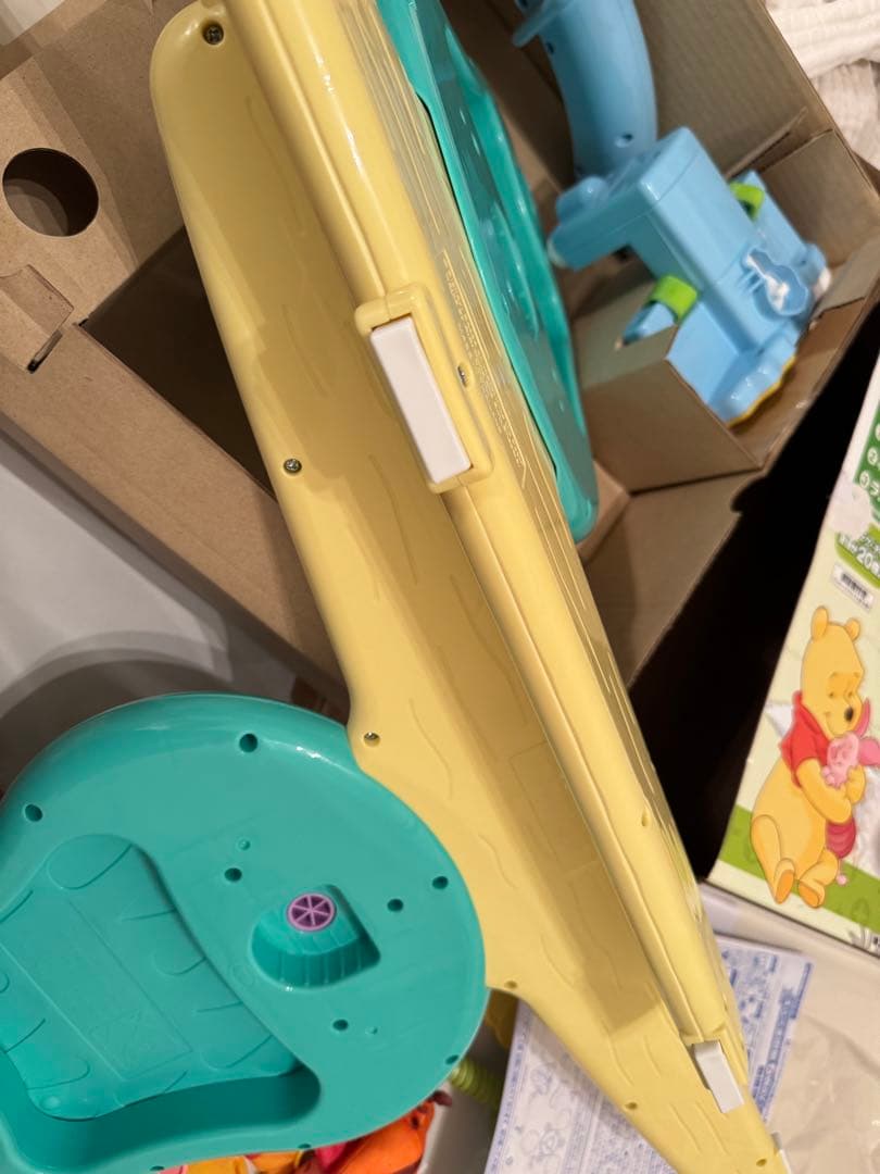 ほぼ新品未使用　くまのプーさんえらべる回転6WAYジムにへんしんメリー