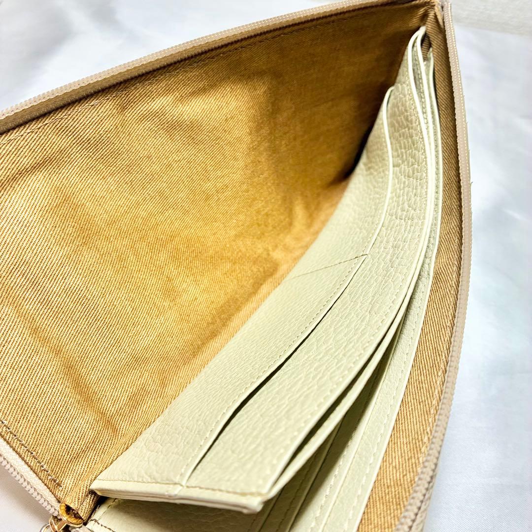 専用【未使用級】　アタオ　長財布　リモ　パイソン　HAKU 箔　L字ファスナー