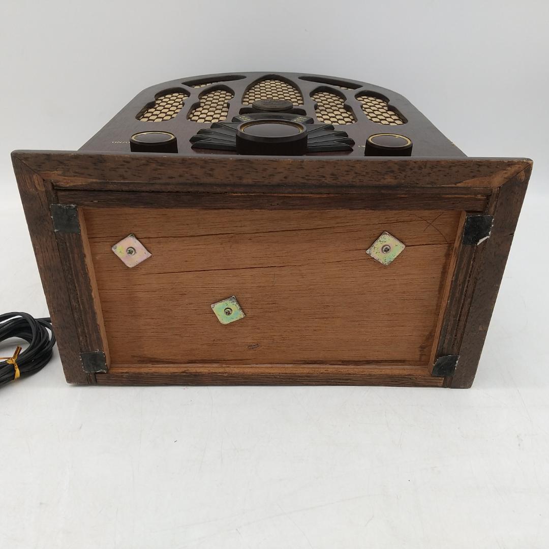 3045番 TANIN アンティーク調 ラジオ FM AM 受信確認済