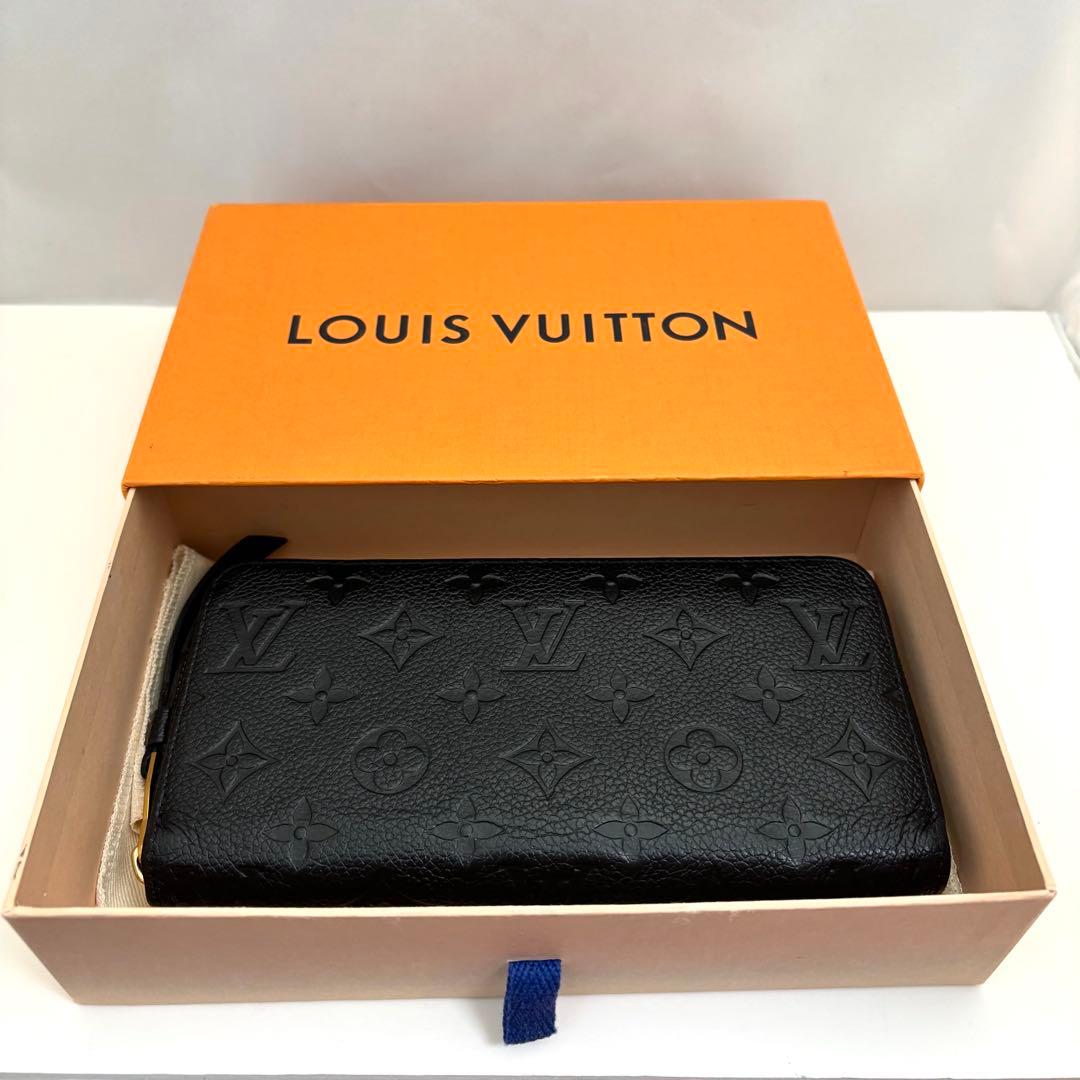 未使用展示品　ルイヴィトン アンプラント ジッピーウォレット ノワール 現行
