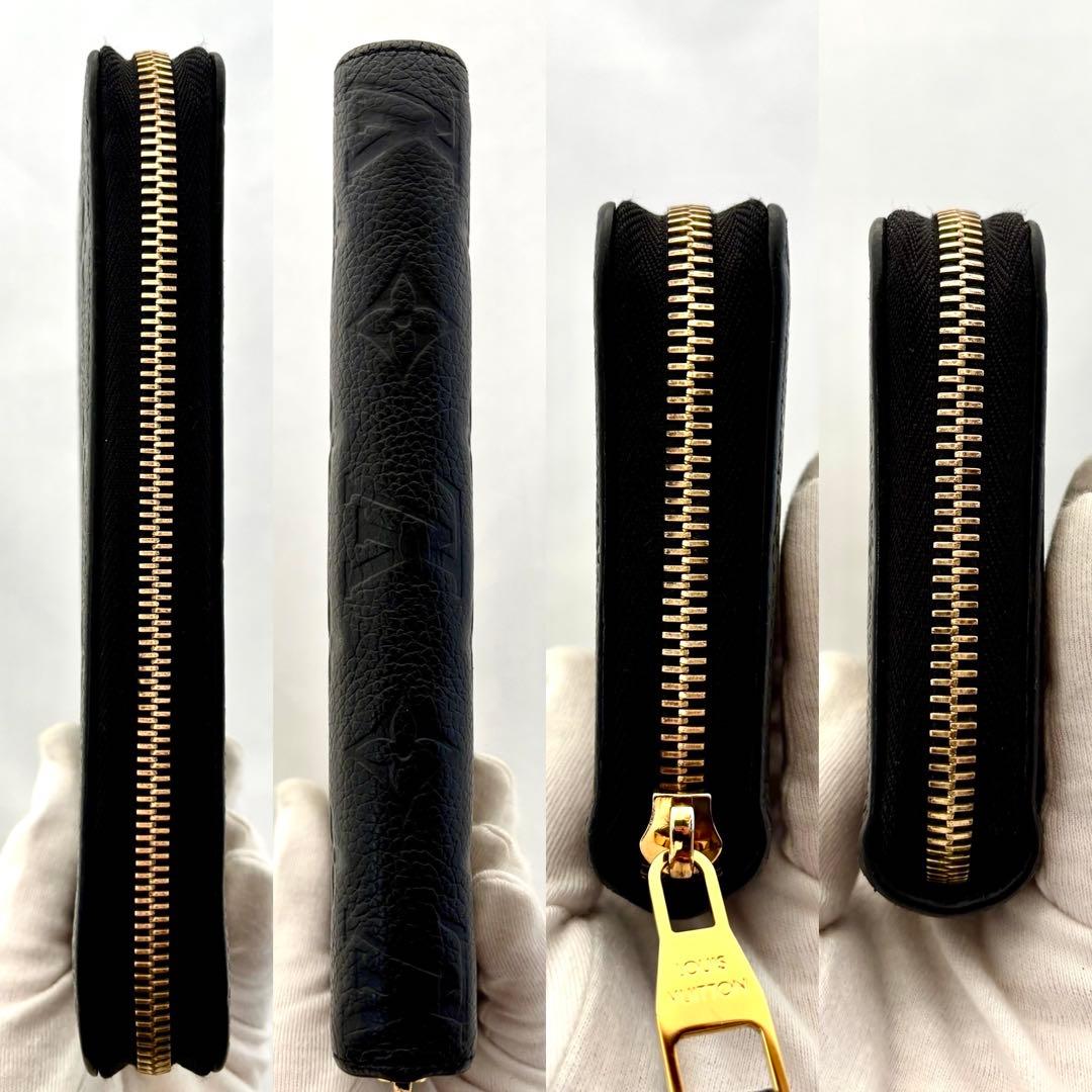 未使用展示品　ルイヴィトン アンプラント ジッピーウォレット ノワール 現行