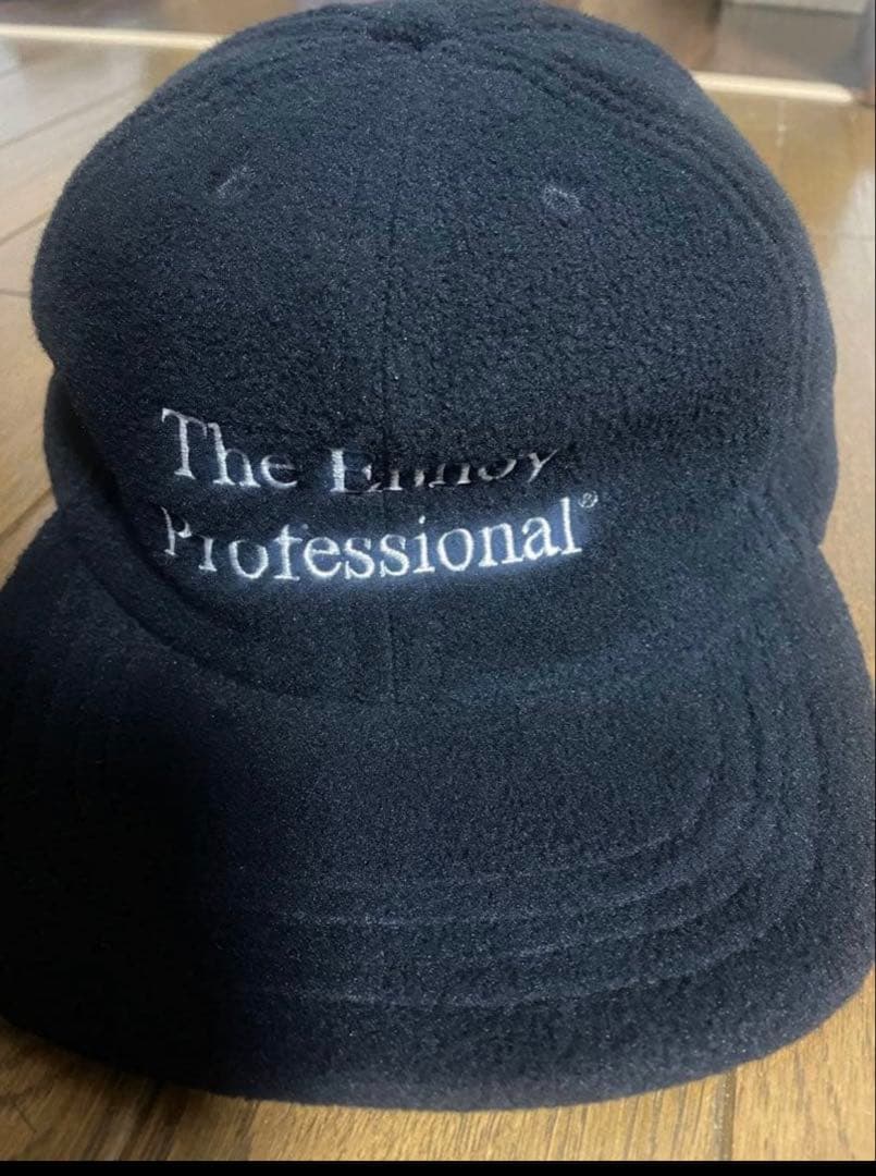 美品　エンノイ　フリースキャップ　ブラック