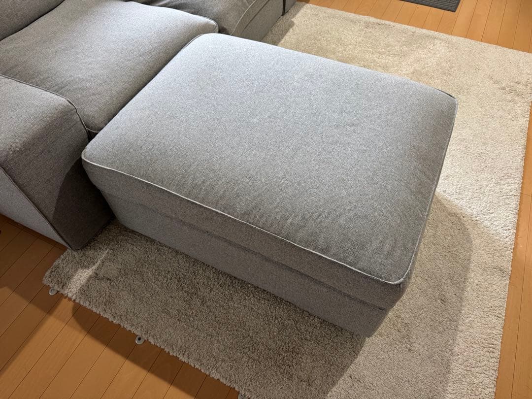 【直接お渡し限定】 IKEA KIVIK シーヴィク オットマン グレー