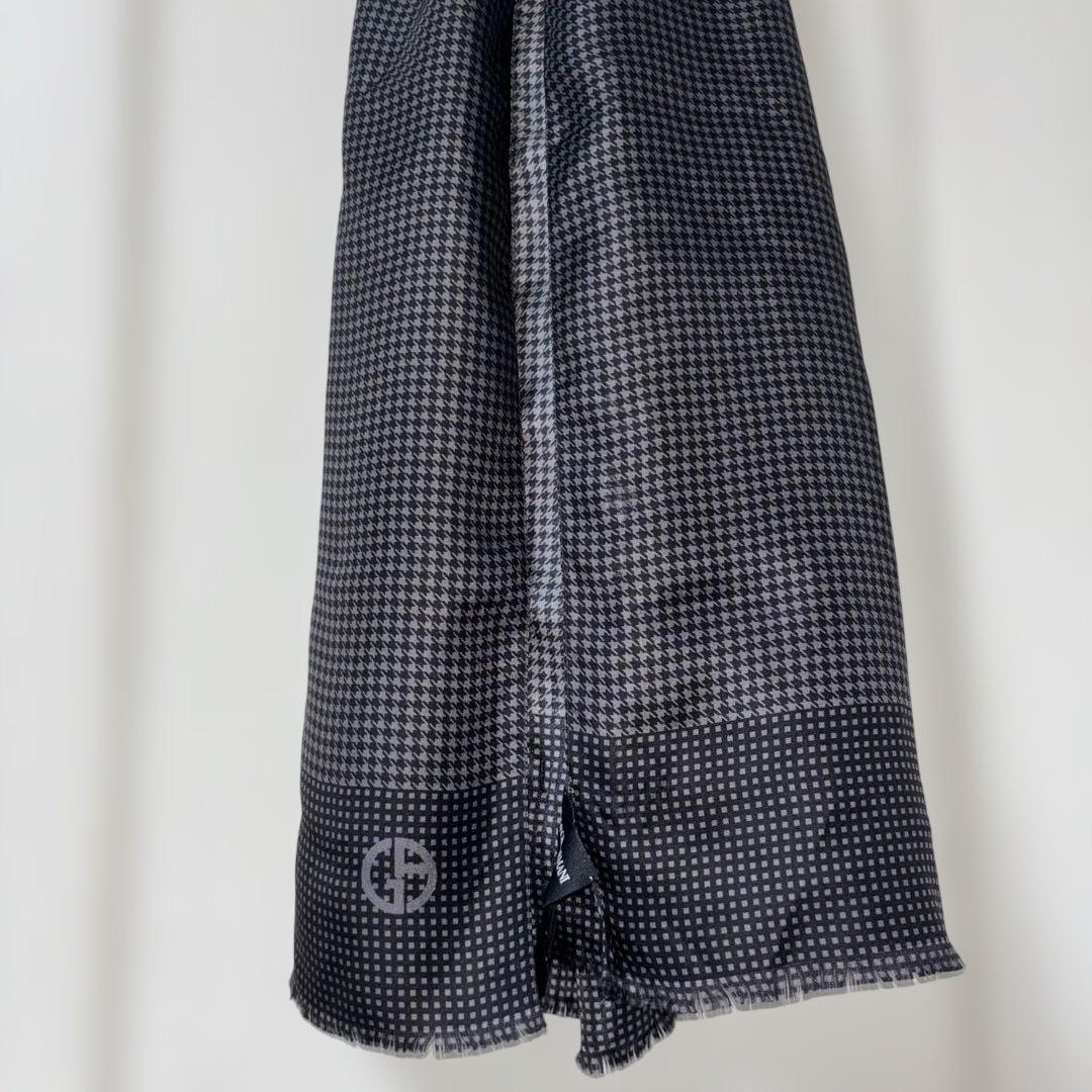 新品未使用GiorgioArmaniジョルジオアルマーニ　シルク100%ストール