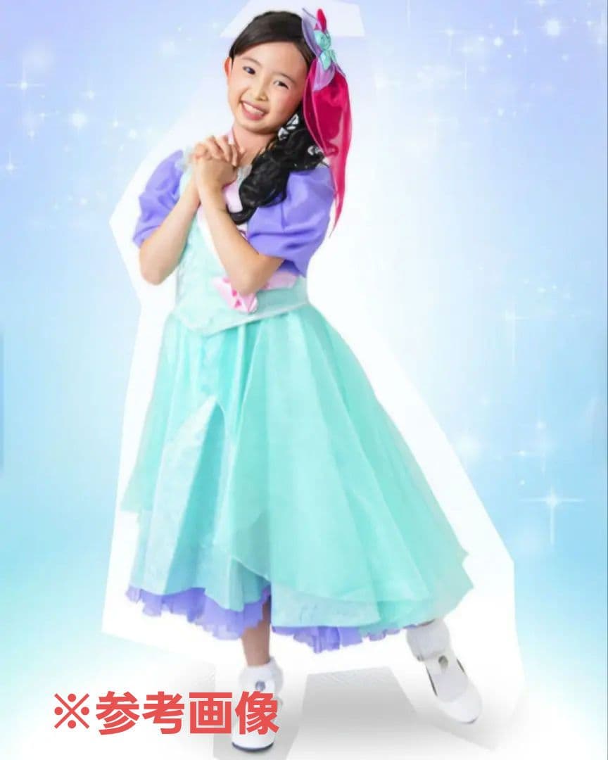 【美品】ビビディバビディブティック☆アリエルドレス☆130cm☆ディズニー