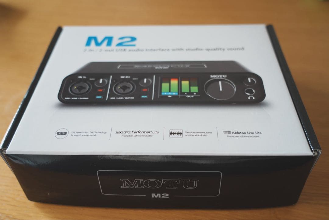【新品】MOTU M2 USBオーディオインターフェイス