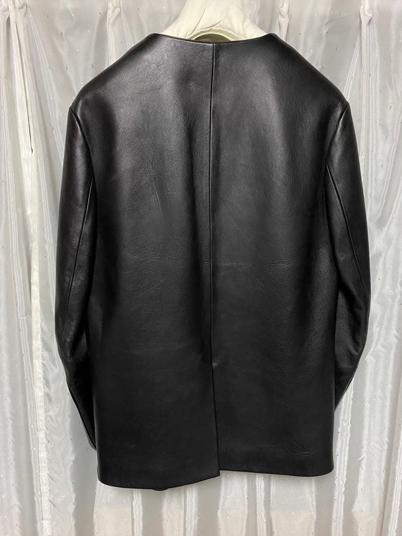 Maison Margiela 17aw レザーノーカラージャケット