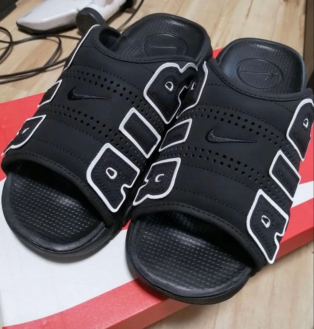 【新品同様】NIKE ナイキ エア モア アップテンポ スライド サンダル