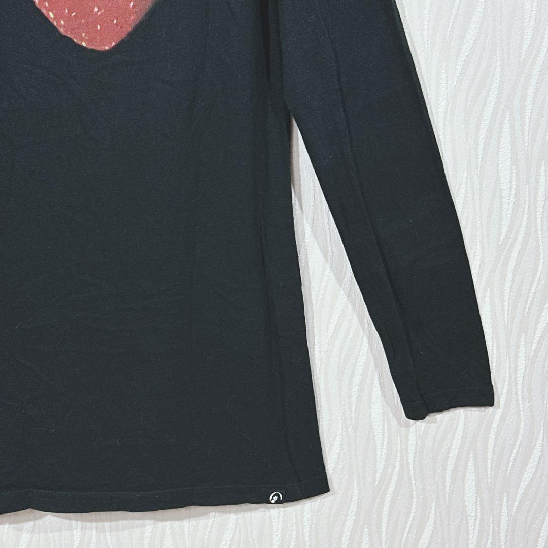 （ヒステリックグラマー）スカル×いちご バックプリント ロンT FREE 日本製