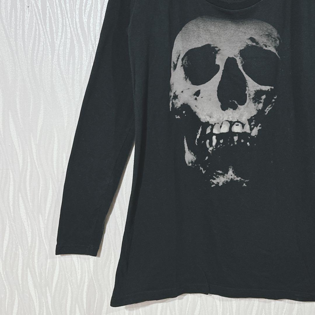 （ヒステリックグラマー）スカル×いちご バックプリント ロンT FREE 日本製