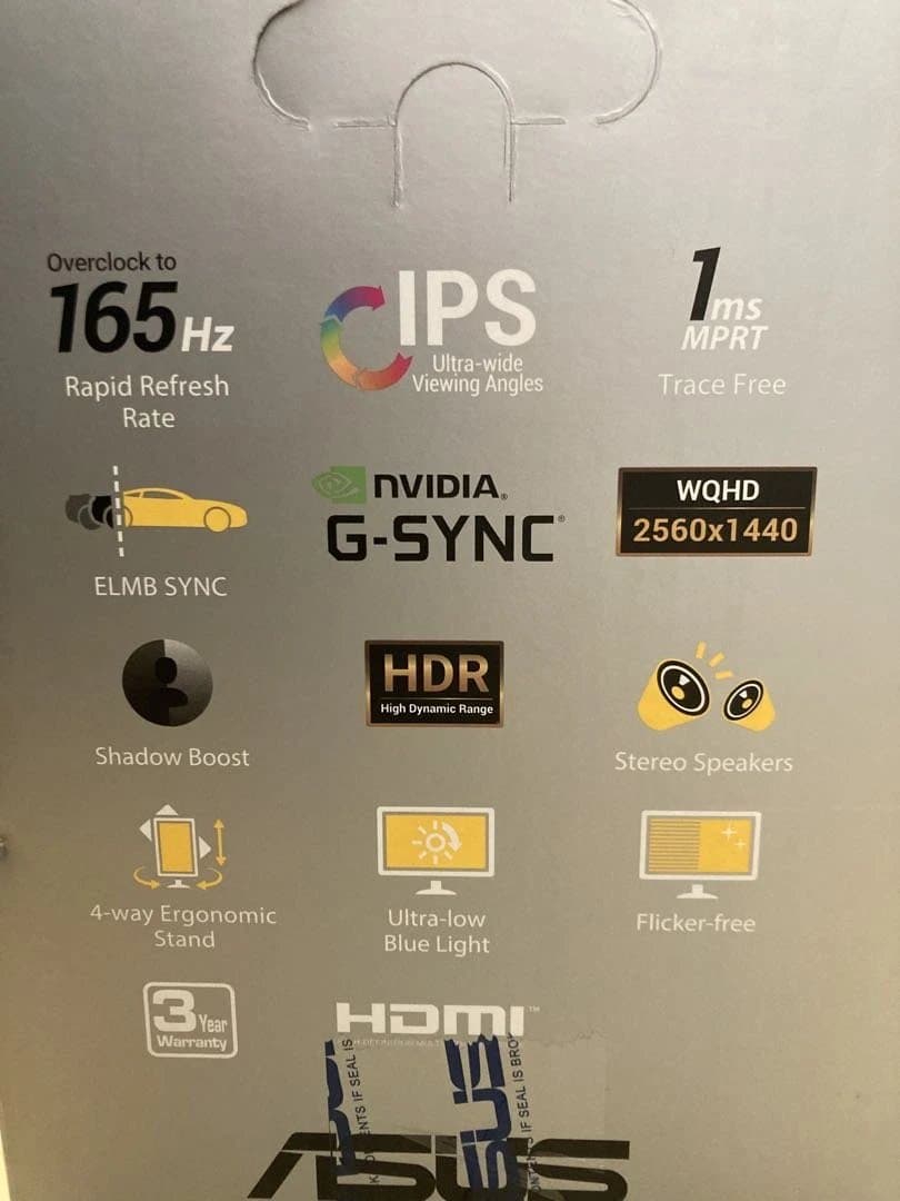 420_ジャンク扱い　ASUS TUF Gaming VG27A