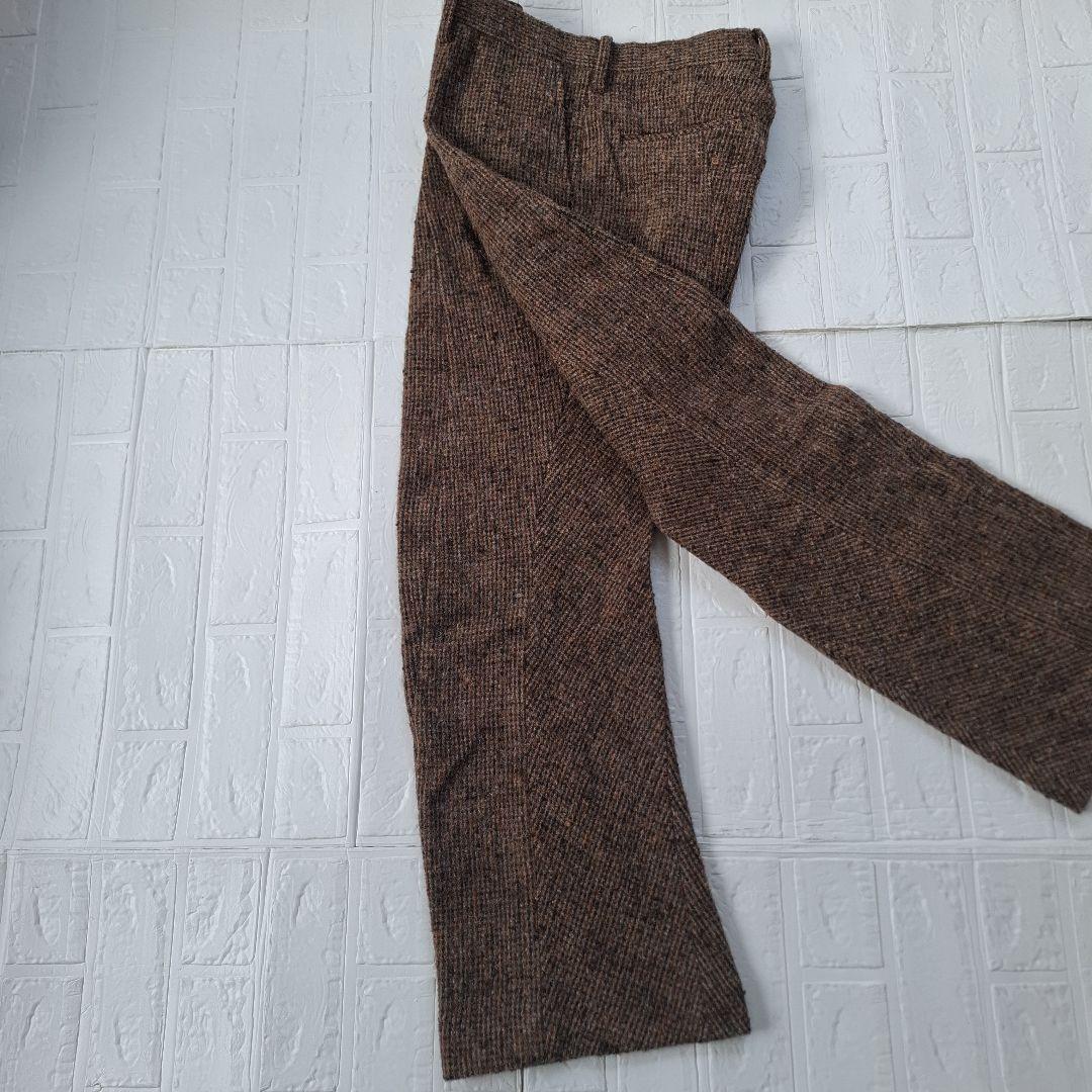 doublet ハリスツィードパンツ M ブラウン茶
