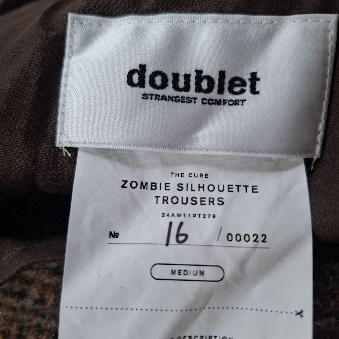 doublet ハリスツィードパンツ M ブラウン茶
