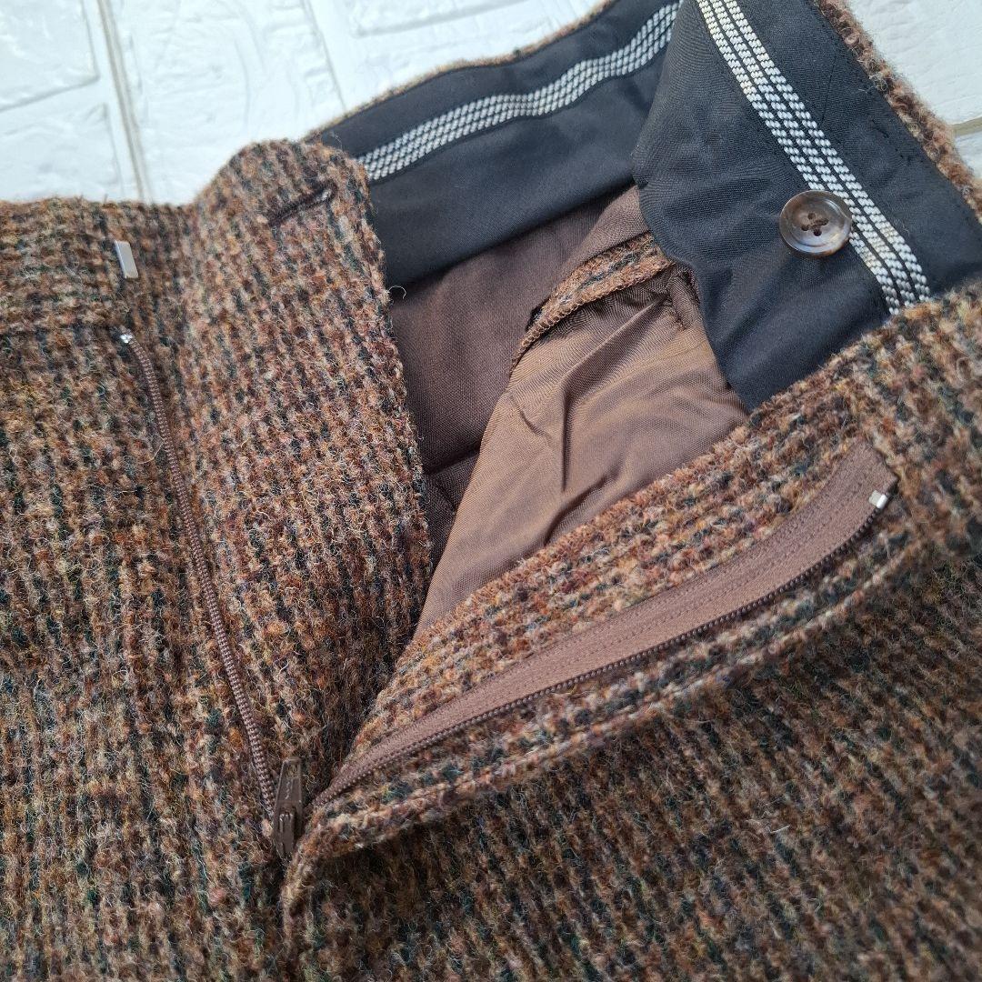 doublet ハリスツィードパンツ M ブラウン茶