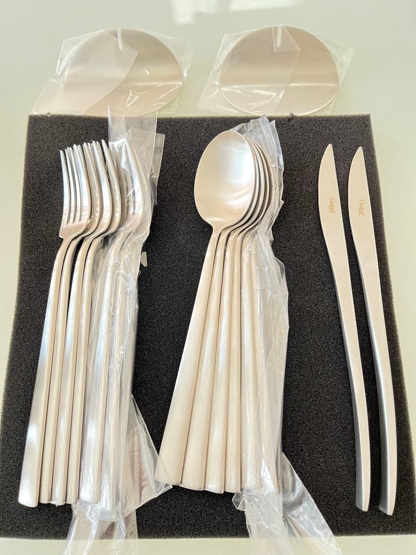 ［新品］Cutipol カトラリーセット シルバー　DUNA