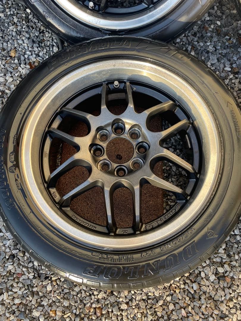 当時物、WORK　RSβ 15インチ 6.5J　4H　PCD100、+42