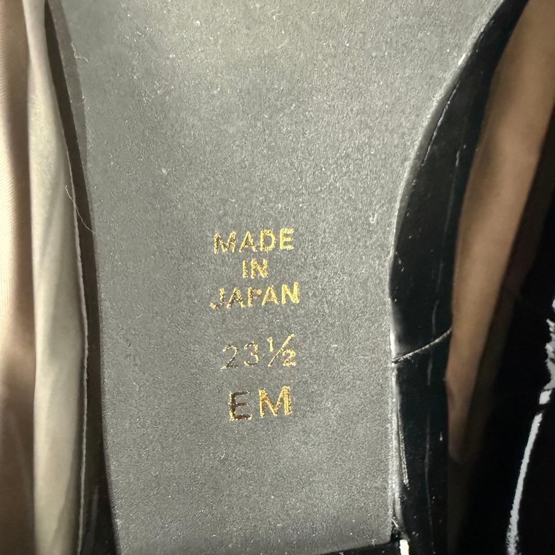 極美品☆ダイアナ オペラシューズ ポインテッドトゥ リボン エナメル フラット