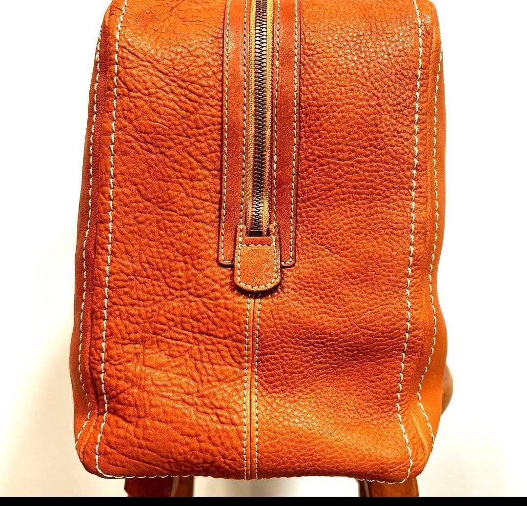 ポルゴン　美品‼︎トーンオイルヌメアンティークボストン(レザーボストン)