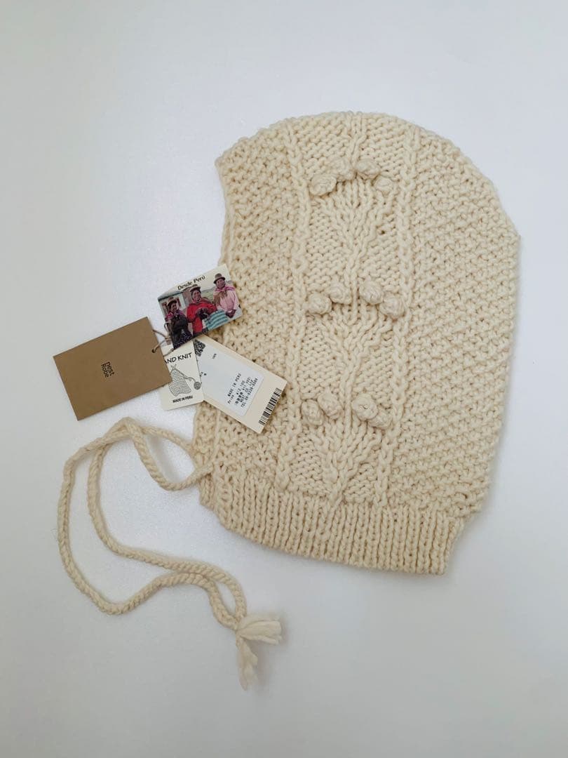 ネストローブ　nest robe ペルーボッブルニットフーディー　新品