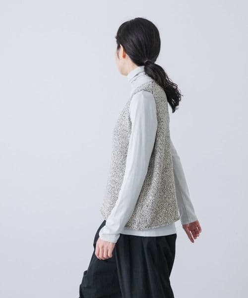かぐれ テープヤーンニットベスト