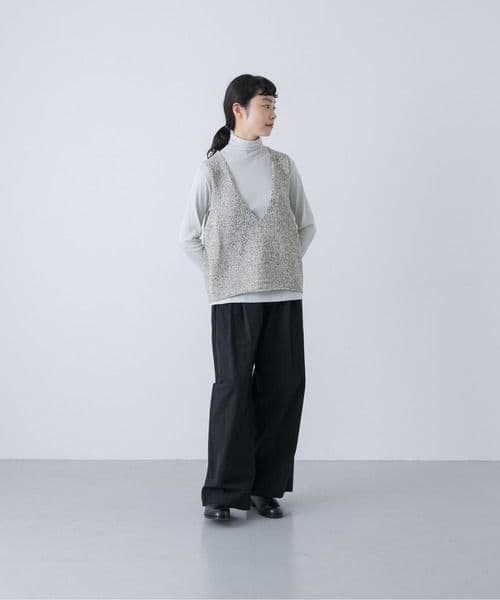 かぐれ テープヤーンニットベスト