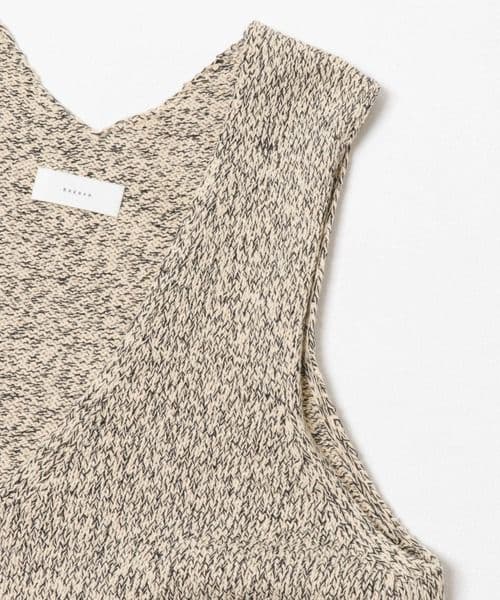 かぐれ テープヤーンニットベスト