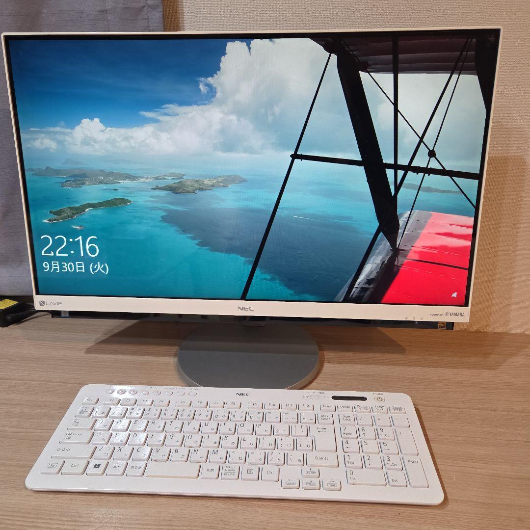 NEC LAVIE 一体型デスクトップパソコン　テレビ視聴可　ssd