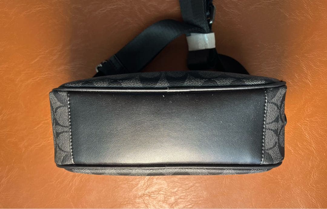 COACH コーチ ショルダーバッグ カメラバッグ シグネチャー ブラック