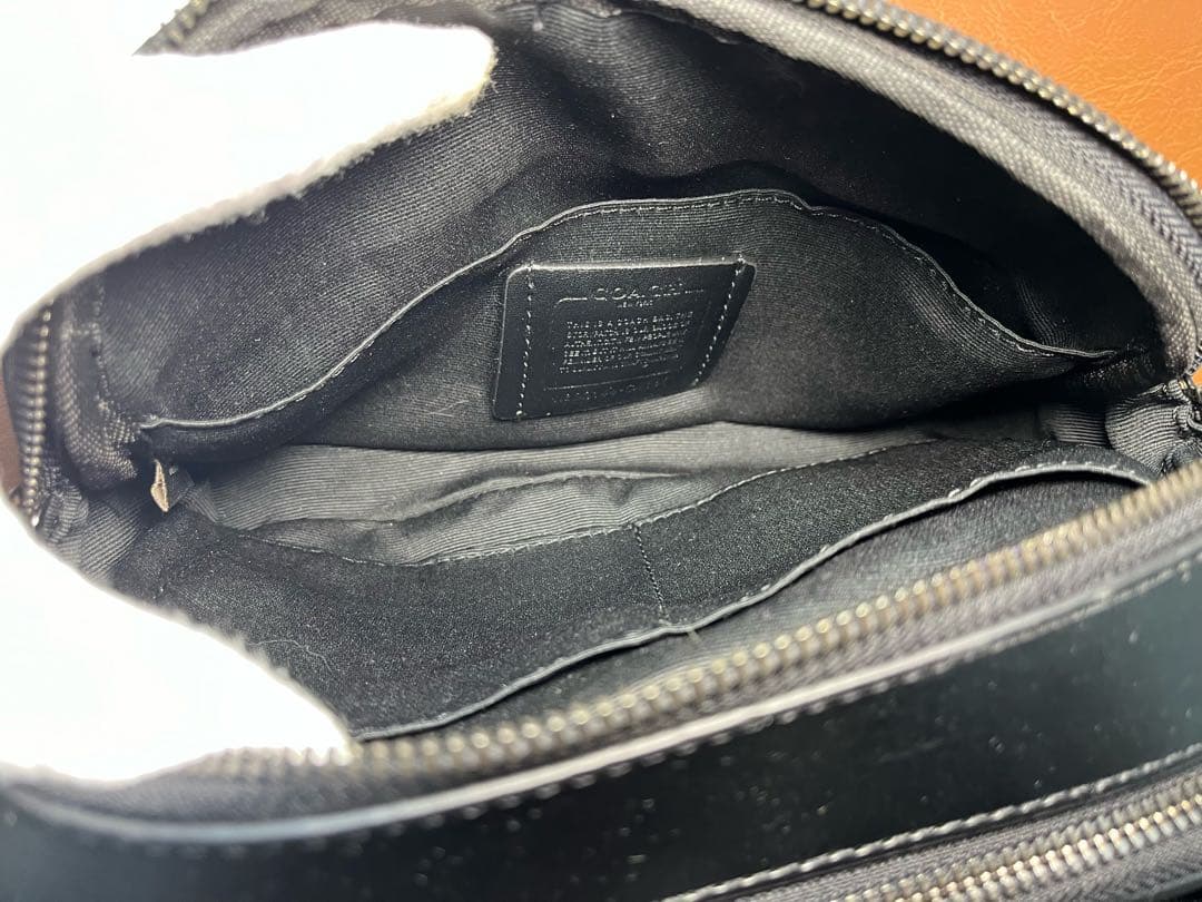 COACH コーチ ショルダーバッグ カメラバッグ シグネチャー ブラック