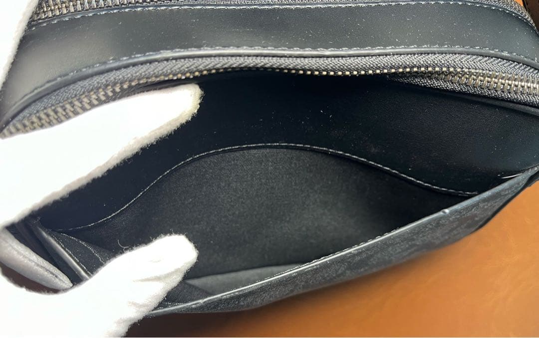 COACH コーチ ショルダーバッグ カメラバッグ シグネチャー ブラック