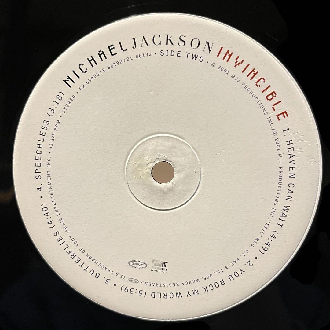 【12”】Michael Jackson 『Invincible』 LP