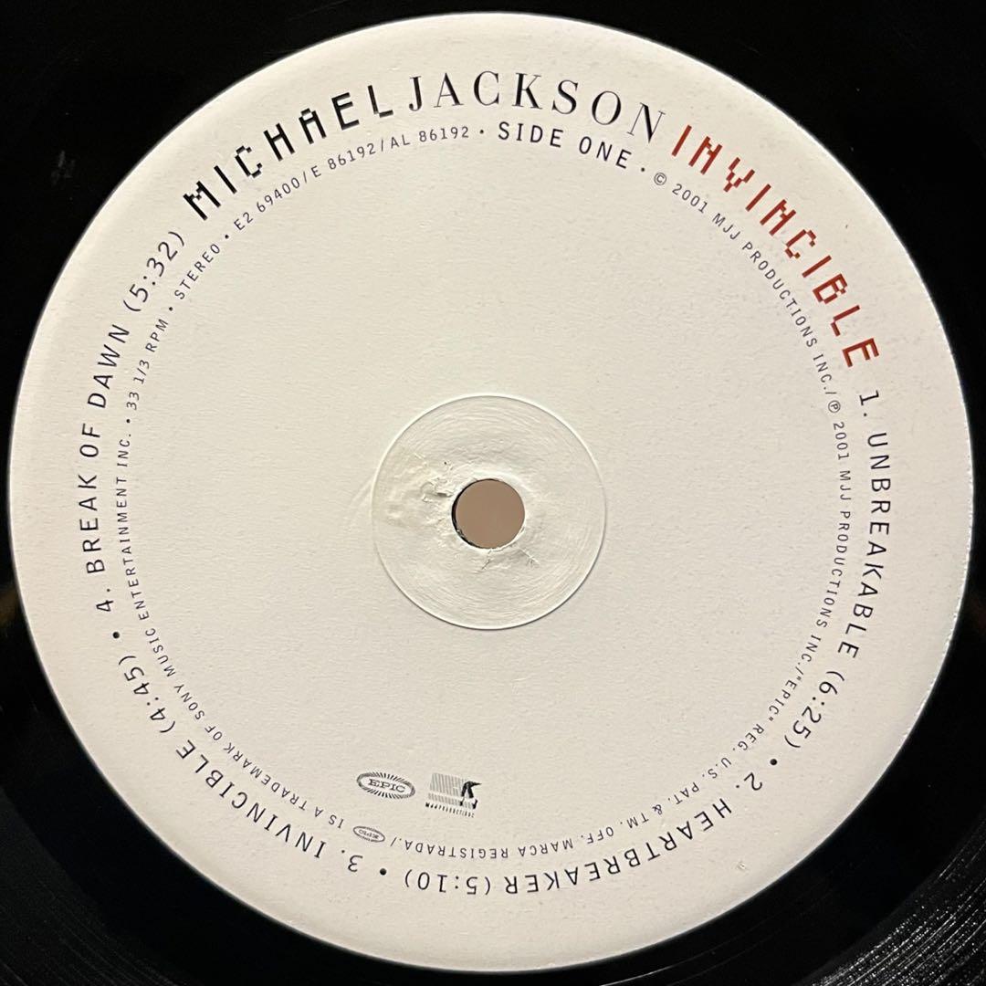 【12”】Michael Jackson 『Invincible』 LP
