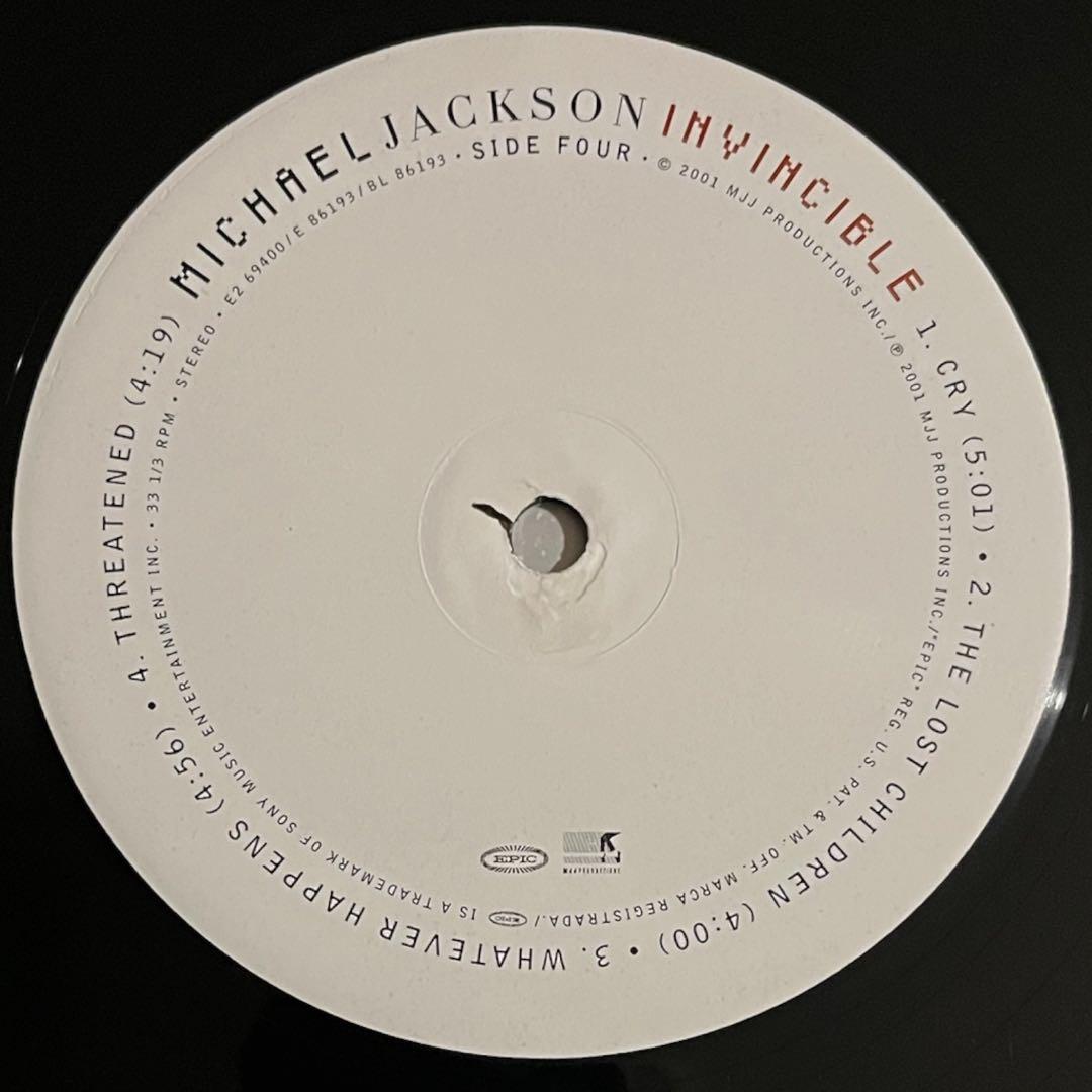 【12”】Michael Jackson 『Invincible』 LP
