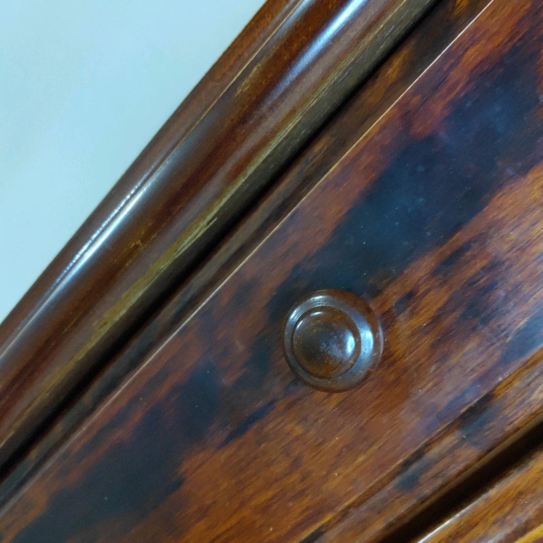 北海道 旭川家具 長谷川家具 hasegawa 民芸 チェスト 5段 送料無料