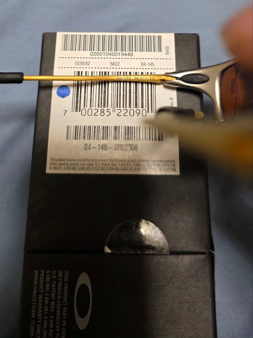 小物 Oakley double X 24K