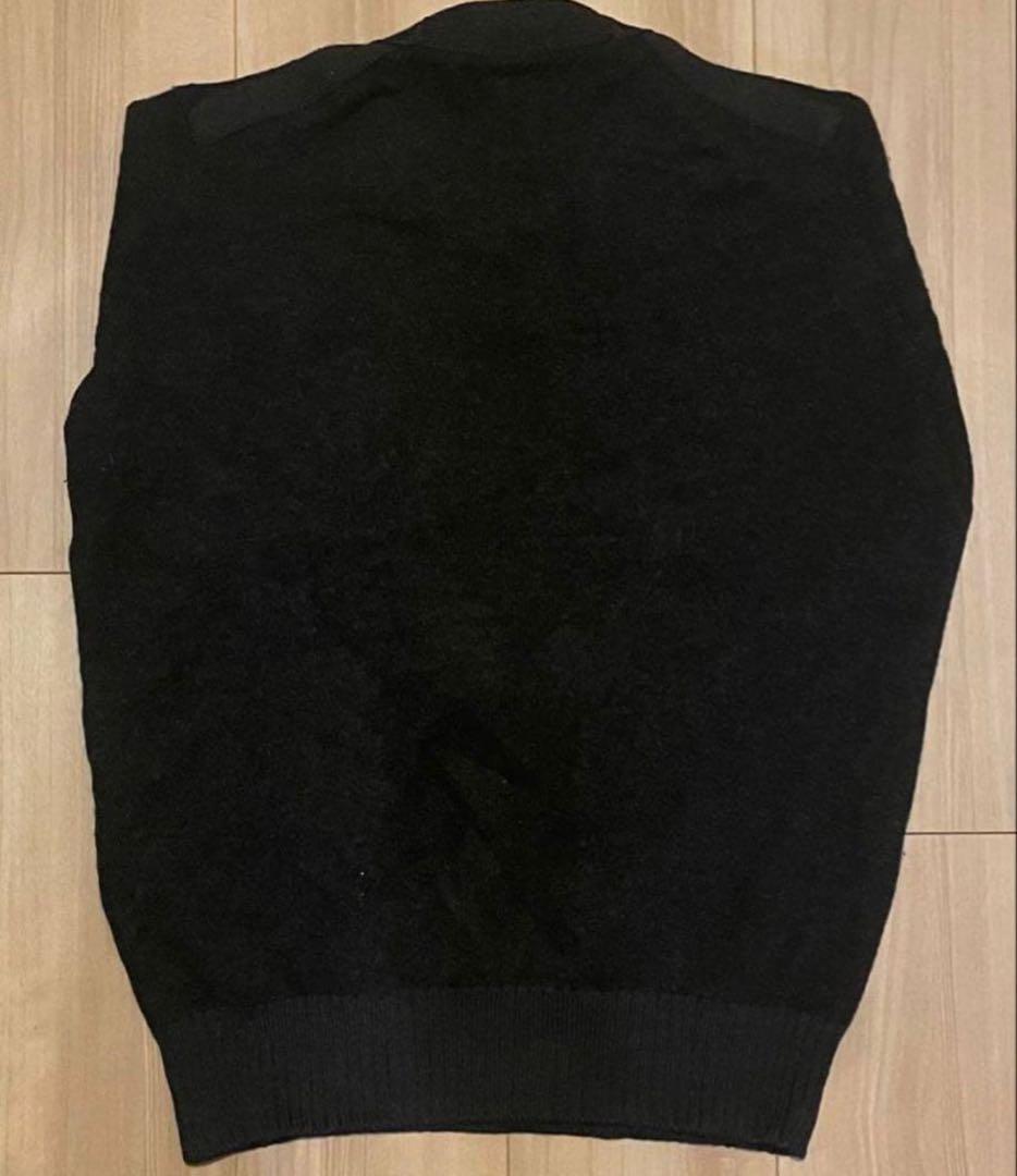 STONE  ブラッククルーネックセーター
