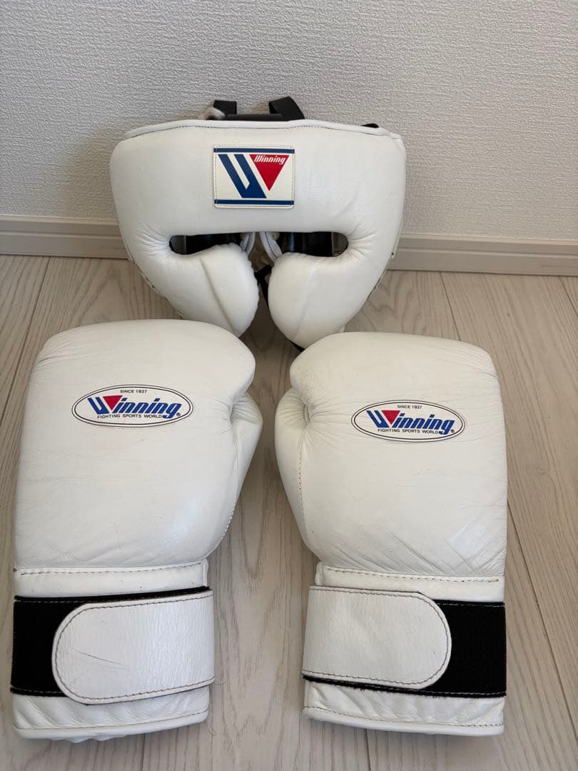 最終値下げ‼️winning 16ozグローブヘッドギア　ファールカップセット