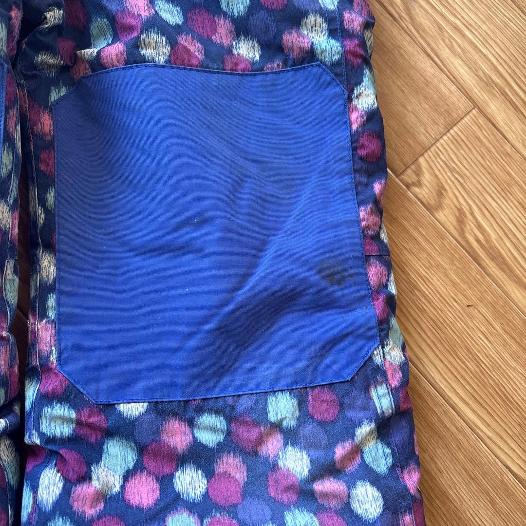 BURTON 子ども用 ピンク ドット柄 スノーウェア