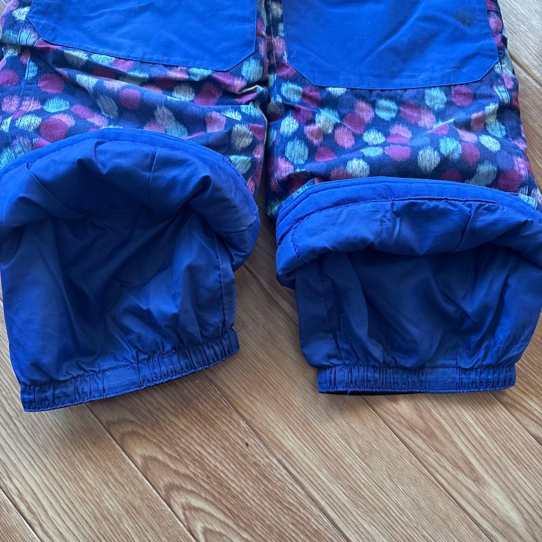 BURTON 子ども用 ピンク ドット柄 スノーウェア