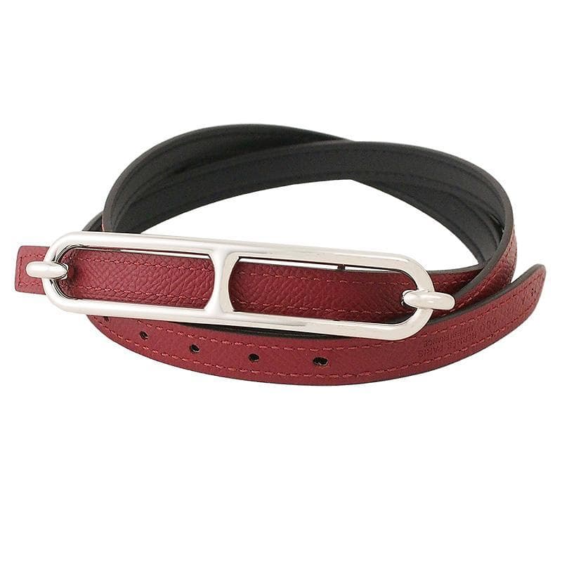 エルメス ロウリス ルリ リバーシブル ベルト #75 エバーカラー スイフト