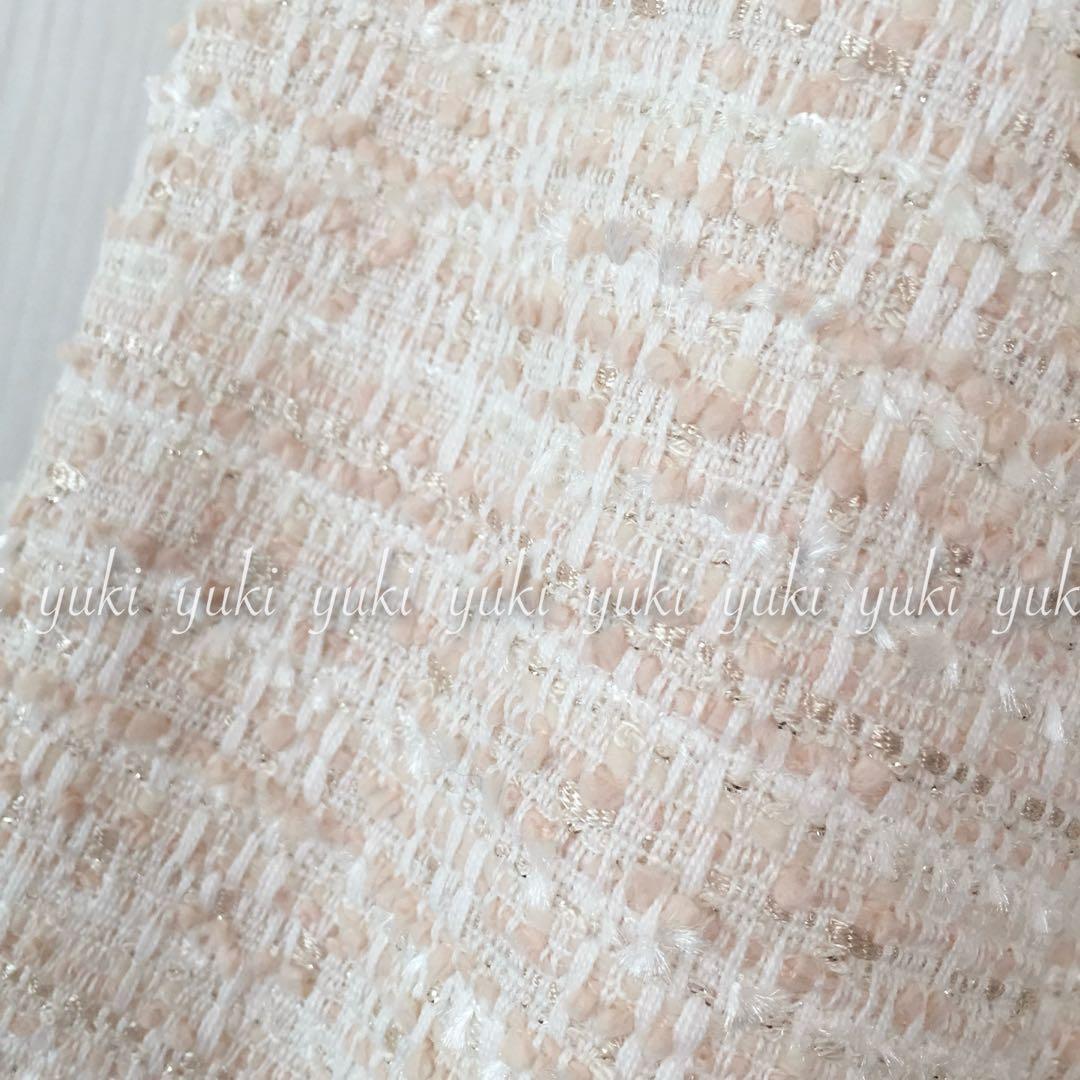 【新品タグ付き】ANAYI リボンヤーン ツイード クルージャケット 36