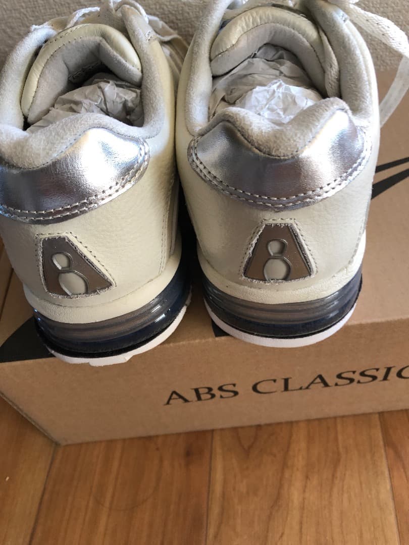 ABS CLASSIC ボウリングシューズ ブラック/ホワイトのホワイト25cm