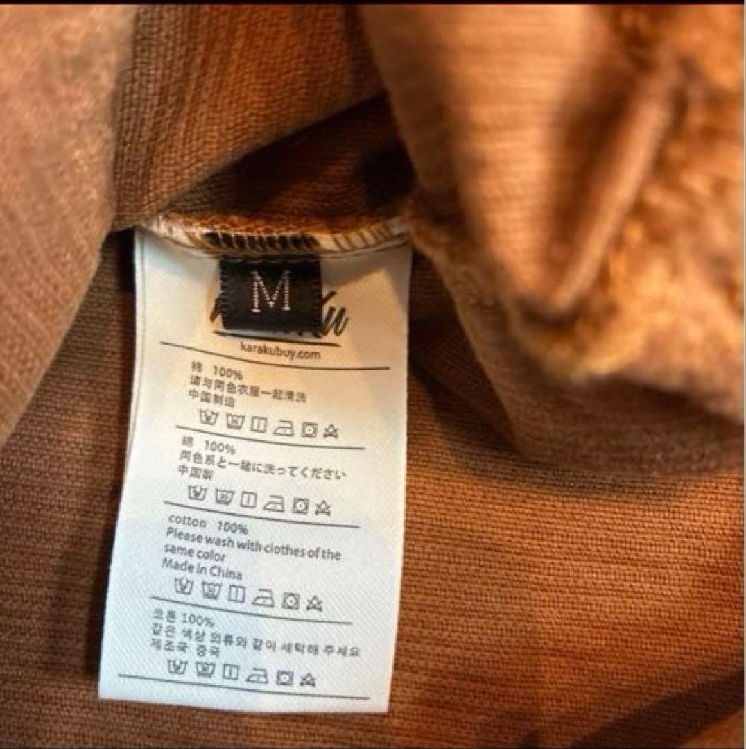もっくん　KARAKU カラク コーデュロイ ブラウンパンツ