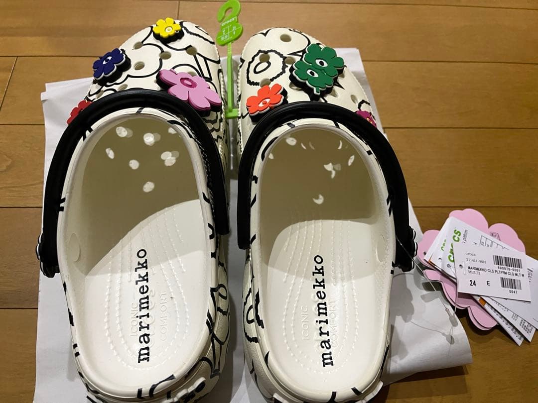 マリメッコ クロックス クラシック プラットフォーム ABC マート限定24cm