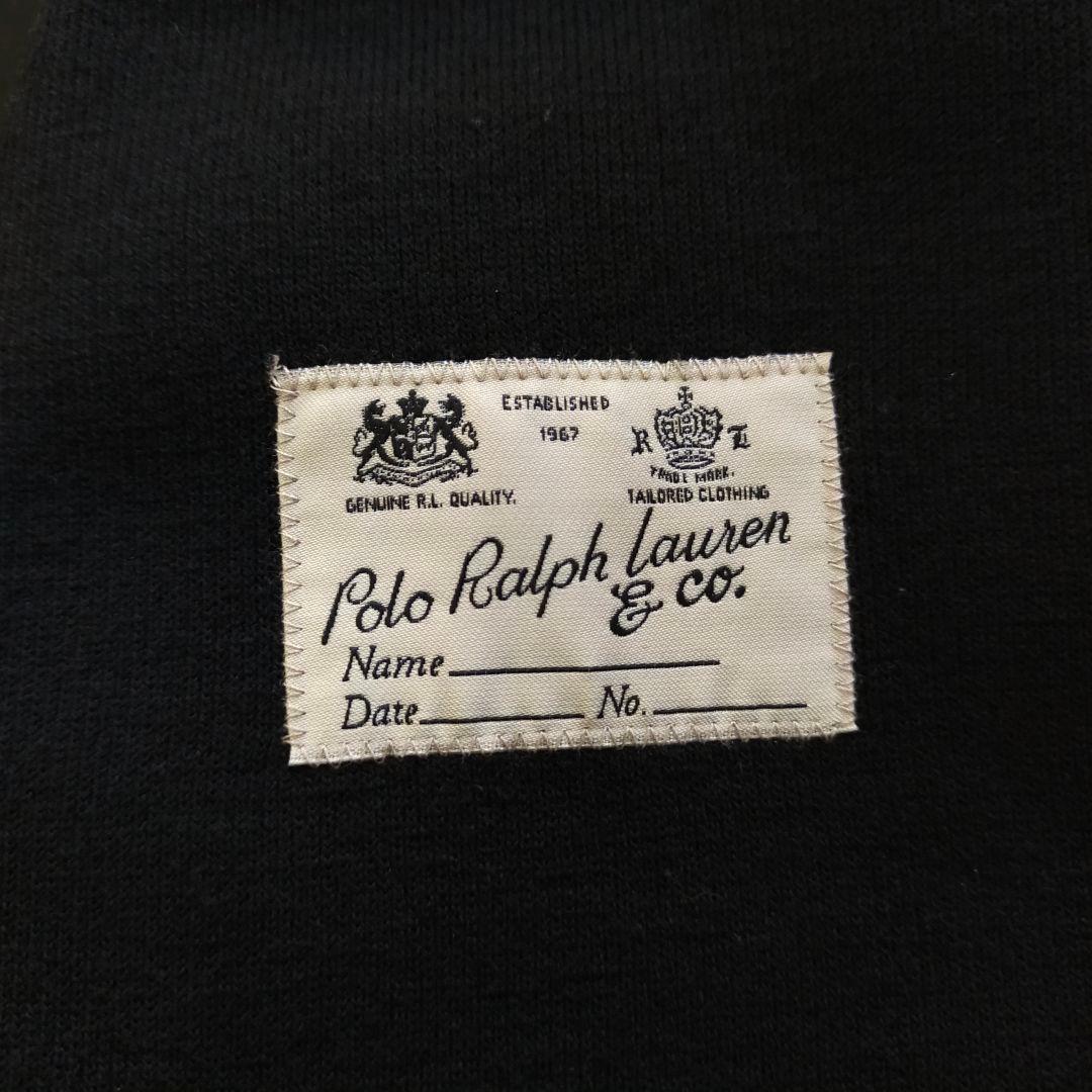 美品　23AW　ポロラルフローレン　エンブレム　ニット地　ブレザー　銀ボタン